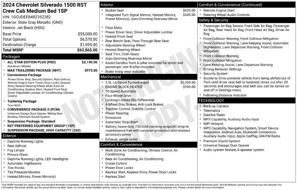 Used 2024 Chevrolet Silverado 1500 RST w/ All Star Edition Plus AWD/4WD image 4