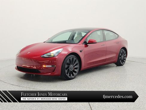 Used 2022 Tesla Model 3 Performance AWD/4WD image 1