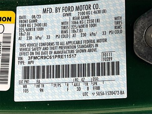 Used 2023 Ford Bronco Sport Outer Banks w/ Tech Package image 33