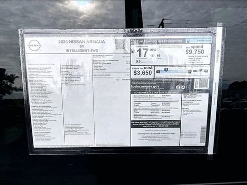 New 2026 Nissan Armada SV image 10