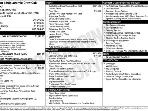 Used 2019 RAM 1500 Laramie image 40