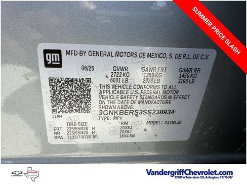 Certified 2025 Chevrolet Blazer RS FWD image 33