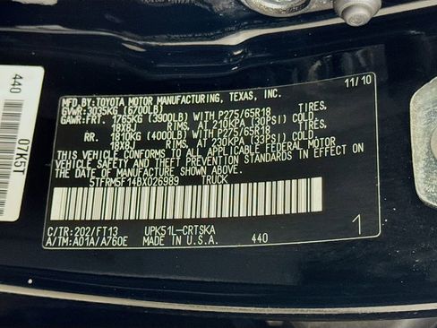 Used 2011 Toyota Tundra 2WD Double Cab w/ SR5 Pkg image 27