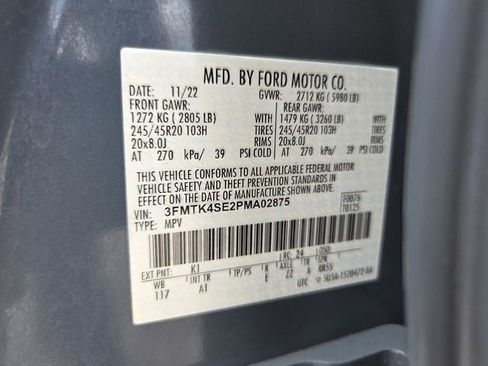 Certified 2023 Ford Mustang Mach-E GT AWD/4WD image 21