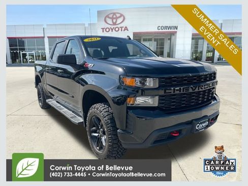 Used 2021 Chevrolet Silverado 1500 Custom Trail Boss AWD/4WD image 1
