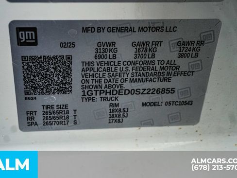 Used 2025 GMC Sierra 1500 SLT RWD image 57