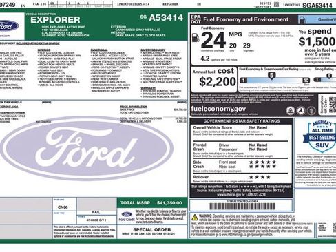 Used 2025 Ford Explorer Active RWD image 5