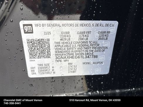 New 2026 Chevrolet Equinox LT w/ Convenience Package II image 29