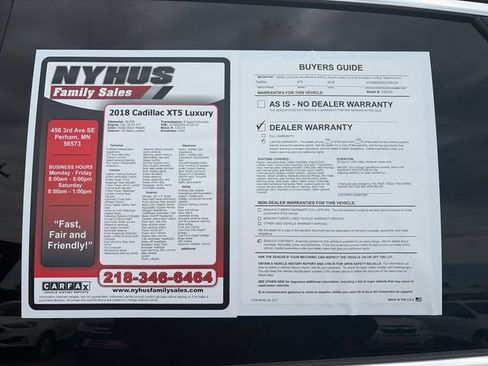 Used 2018 Cadillac XT5 Luxury w/ Driver Awareness Package AWD/4WD image 60
