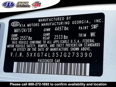 Used 2018 Kia Optima LX w/ 17" Alloy Wheels Package image 18