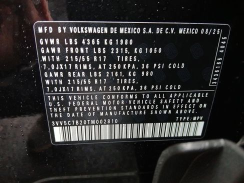 New 2026 Volkswagen Taos S FWD image 28