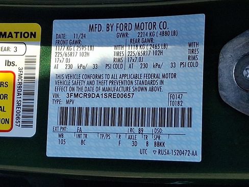 Used 2025 Ford Bronco Sport Badlands w/ Badlands Tech Package AWD/4WD image 28
