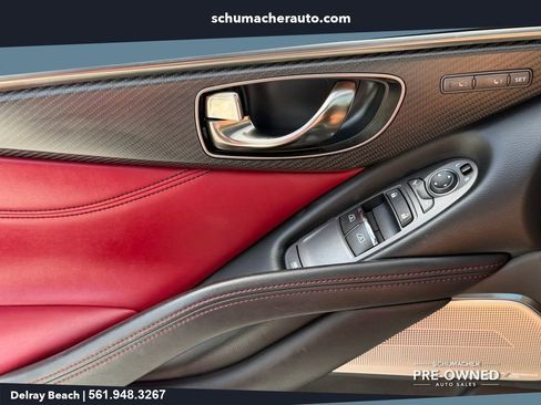 Used 2021 INFINITI Q60 Red Sport 400 w/ Carbon Fiber Package RWD image 23