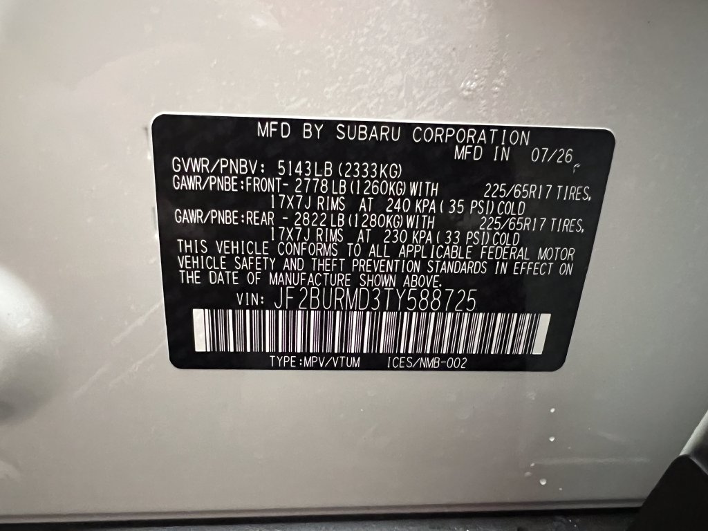 New 2026 Subaru Outback Wilderness AWD/4WD image 31