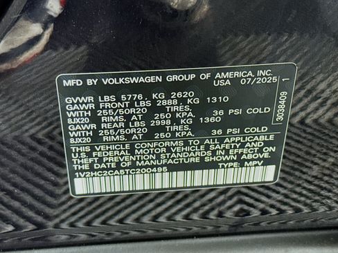 Used 2026 Volkswagen Atlas Cross Sport SE AWD/4WD image 38