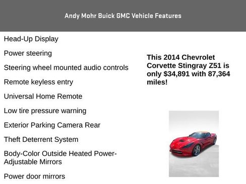 Used 2014 Chevrolet Corvette Stingray Convertible w/ 2LT Preferred Equipment Group image 12