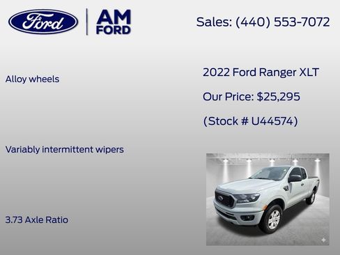 Used 2022 Ford Ranger XLT AWD/4WD image 26