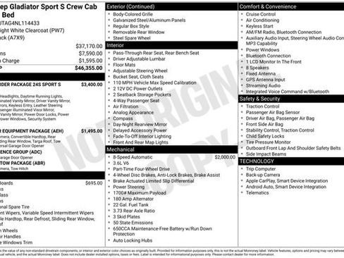 Used 2022 Jeep Gladiator Sport image 24