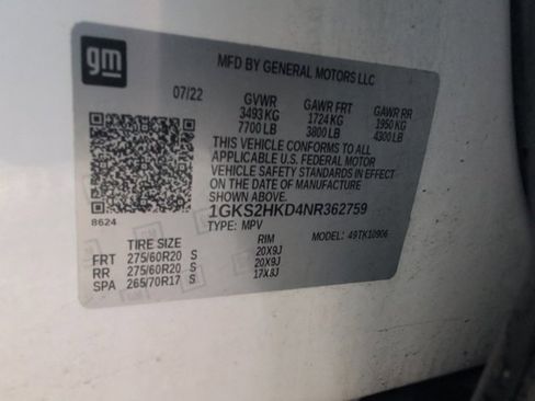 Used 2022 GMC Yukon XL AT4 image 11