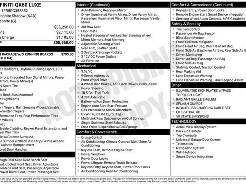 Used 2023 INFINITI QX60 Luxe image 5