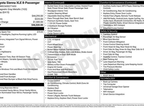Used 2025 Toyota Sienna XLE image 45