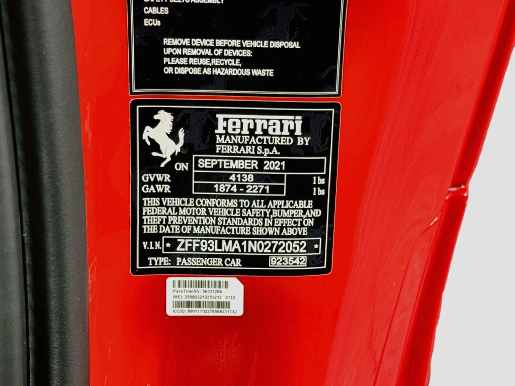 Certified 2022 Ferrari F8 Tributo RWD image 28