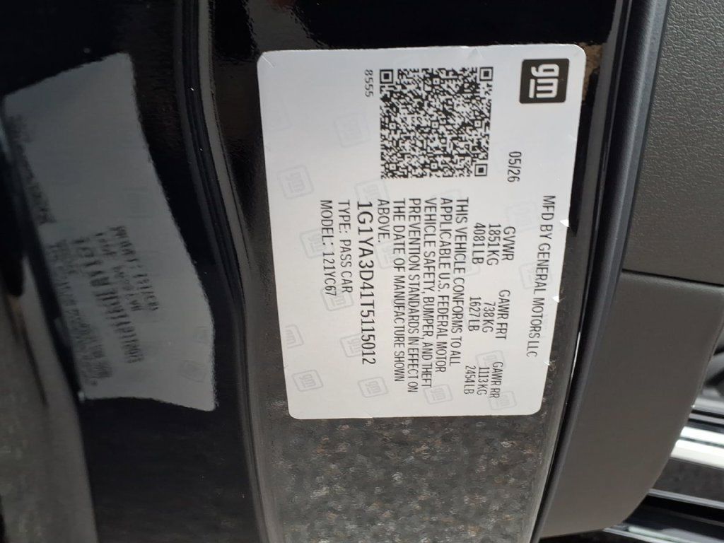 Certified 2026 Chevrolet Corvette Stingray Convertible w/ Battery Protection Package RWD image 36