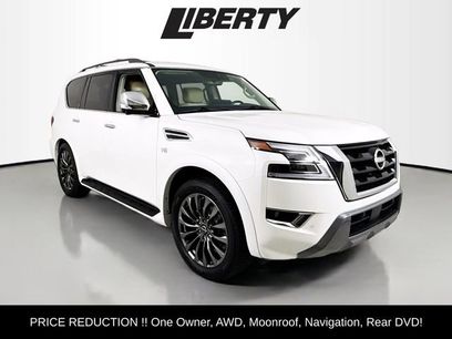 Used 2021 Nissan Armada Platinum w/ Captain's Chairs Package