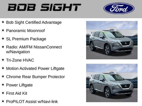 Used 2023 Nissan Rogue SL w/ SL Premium Package AWD/4WD image 3