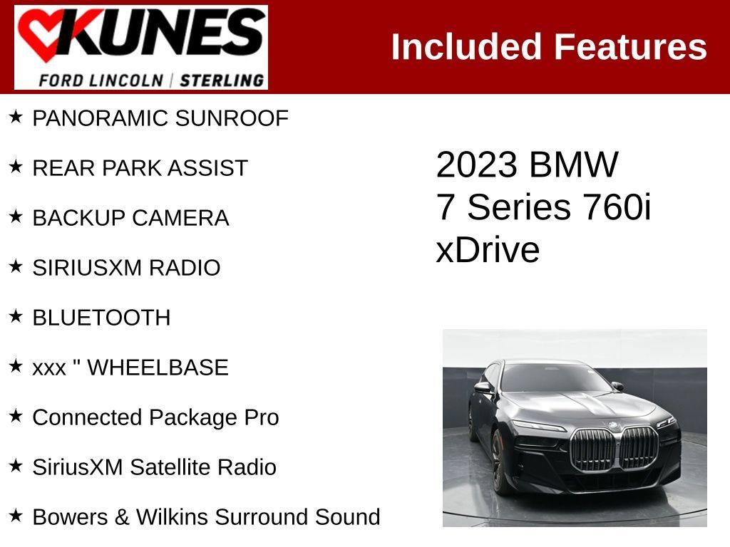 Used 2023 BMW 760i xDrive AWD/4WD image 3