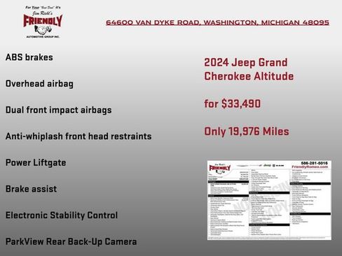 Used 2024 Jeep Grand Cherokee Altitude AWD/4WD image 8