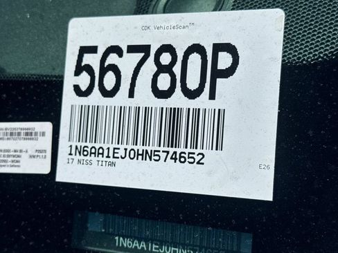 Used 2017 Nissan Titan SV AWD/4WD image 2