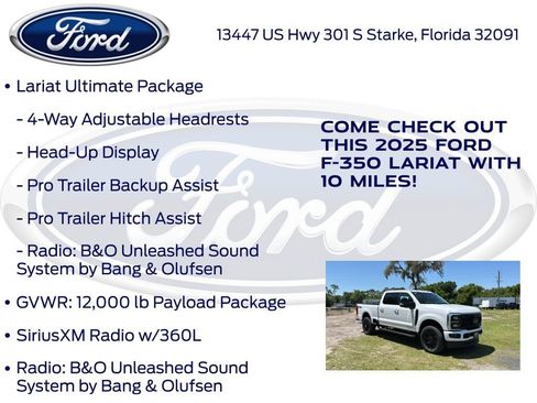 New 2025 Ford F350 Lariat w/ Lariat Ultimate Package image 30