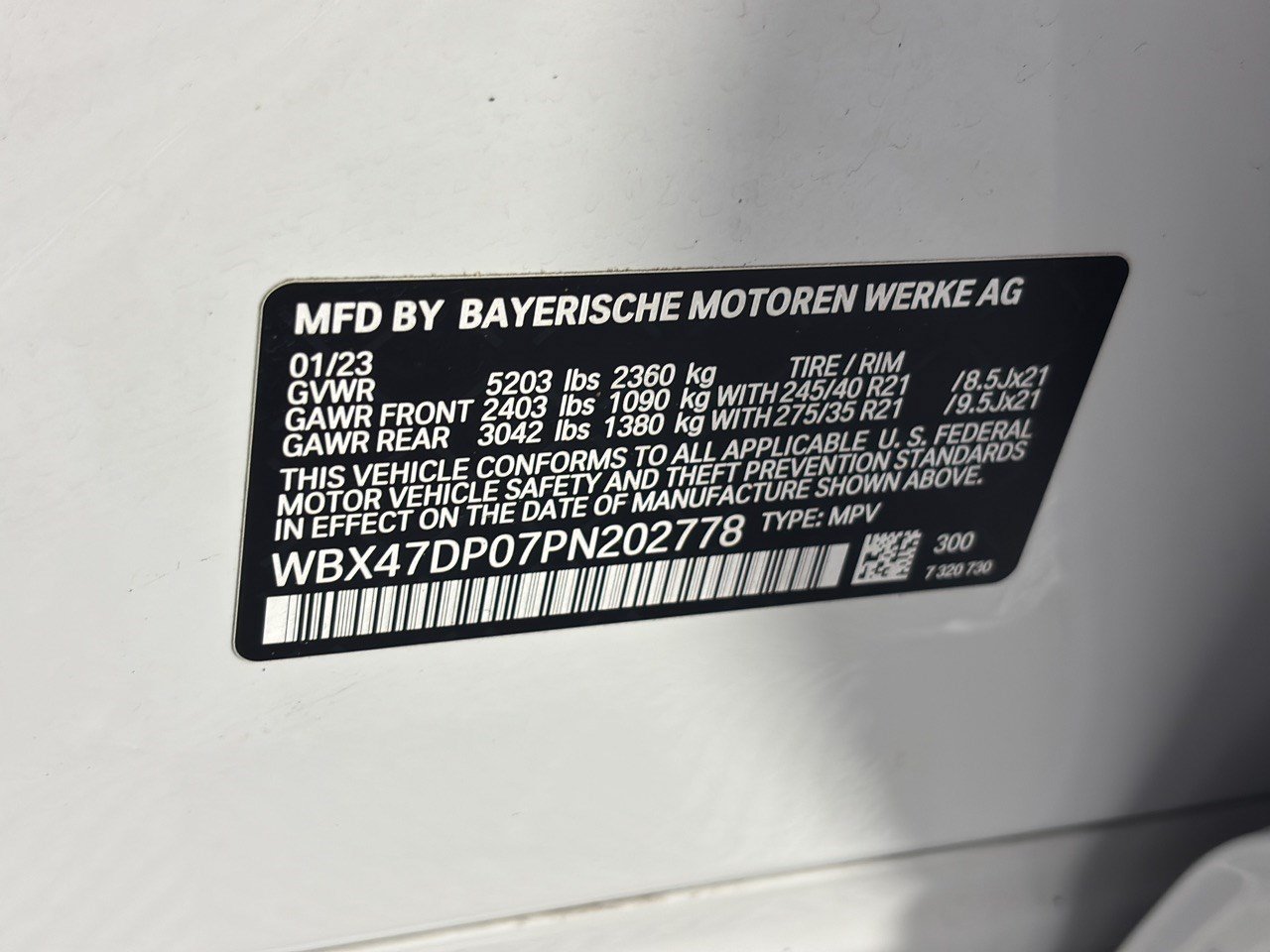 Used 2023 BMW X3 sDrive30i w/ M Sport Package RWD image 31