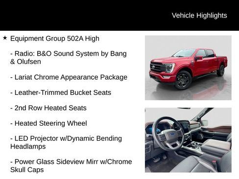 Used 2021 Ford F150 Lariat w/ Equipment Group 502A High AWD/4WD image 11
