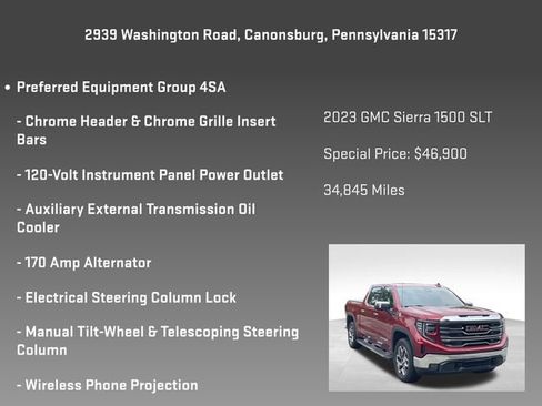Certified 2023 GMC Sierra 1500 SLT w/ SLT Premium Plus Package AWD/4WD image 17