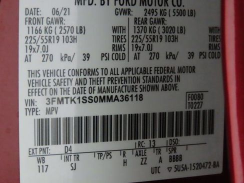 Used 2021 Ford Mustang Mach-E Select w/ Comfort/Appearance Package image 36