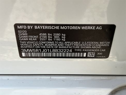 Used 2020 BMW 330i Sedan w/ Convenience Package image 29