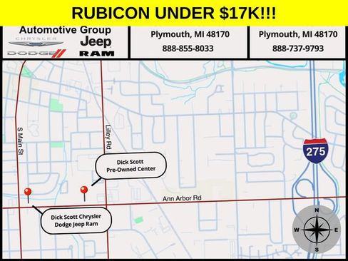 Used 2017 Jeep Wrangler Unlimited Rubicon w/ Cold Weather Group AWD/4WD image 8