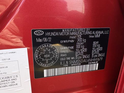 Used 2022 Hyundai Santa Fe Calligraphy image 17