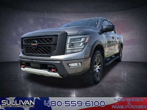 Used 2021 Nissan Titan PRO-4X w/ Pro-4x Utility Package AWD/4WD image 1