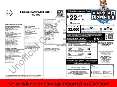 Used 2023 Nissan Pathfinder SL w/ SL Premium Package image 3