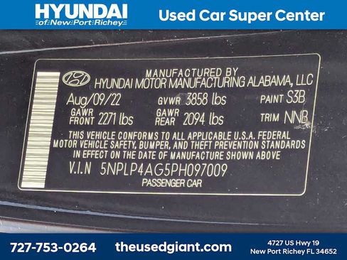 Certified 2023 Hyundai Elantra Limited w/ Cargo Package FWD image 39