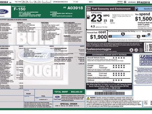 Used 2023 Ford F150 XLT w/ Equipment Group 302A High AWD/4WD image 36