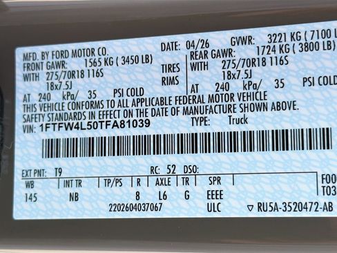 New 2026 Ford F150 Tremor AWD/4WD image 41