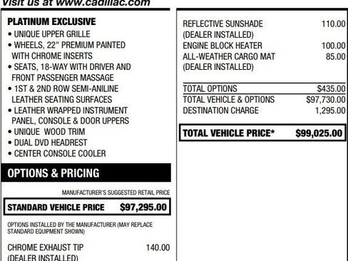 Used 2019 Cadillac Escalade Platinum image 2