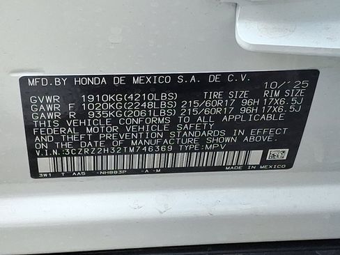 New 2026 Honda HR-V LX image 10