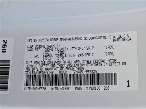 Certified 2024 Toyota Tacoma SR5 image 23