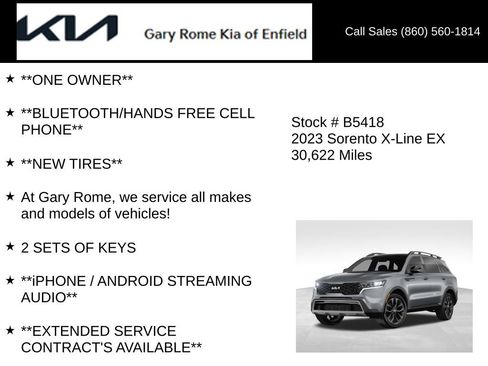Used 2023 Kia Sorento X-Line EX AWD/4WD image 2