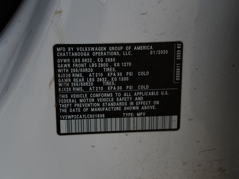 Used 2020 Volkswagen Atlas SE image 45